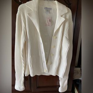 NWT Dressbarn White Sweater XL